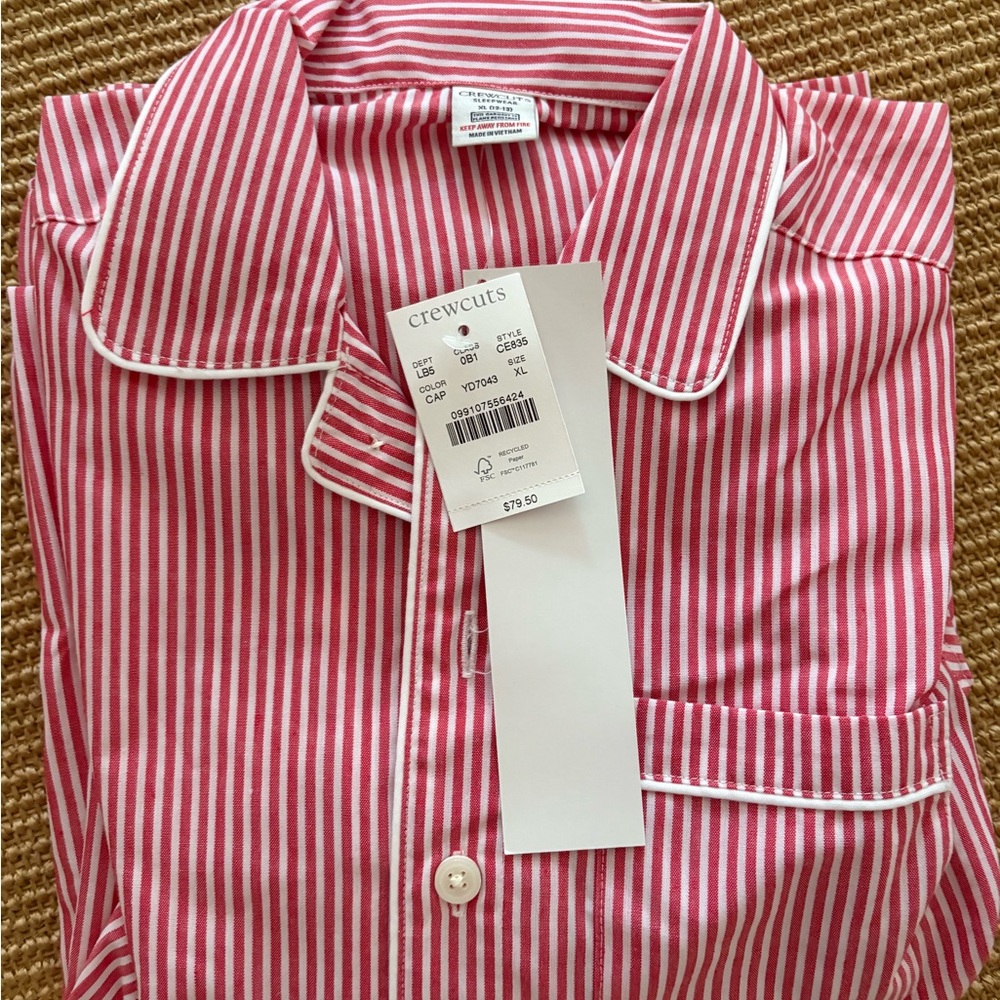 Crewcuts Pink Striped Kids PJ’s (unisex)